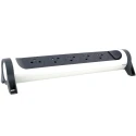 Legrand Extension Lead 5 Socket Type E 16A 3680W Surface Mounted with Switch 049467