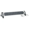 Legrand 3 m 6 Socket Type E Extension Lead with 16A, 3680W Rating 049462