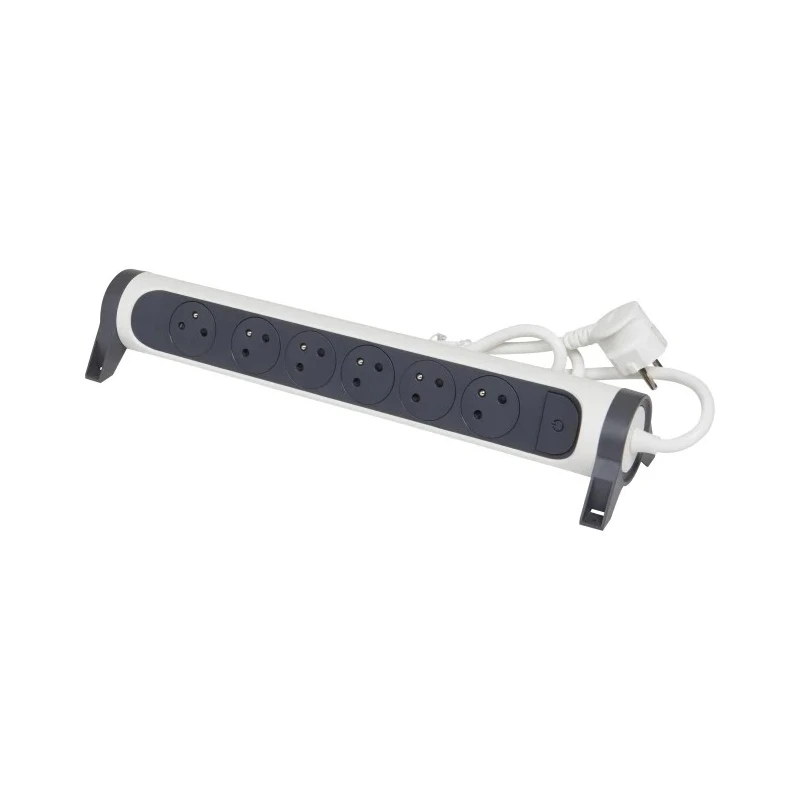 Legrand 3 m 6 Socket Type E Extension Lead with 16A, 3680W Rating 049462