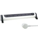 Legrand 3 m 6 Socket Type E Extension Lead with 16A, 3680W Rating 049462