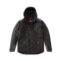 Parade Waterproof Black Men's Parka Jacket with Zipper Closure ORMOZ 17ORMOZ*1494TM