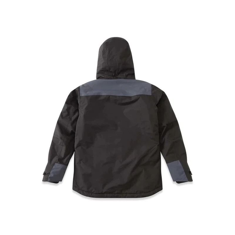 Parade Waterproof Black Men's Parka Jacket with Zipper Closure ORMOZ 17ORMOZ*1494TM