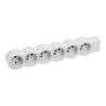 Legrand 6 Socket Type E Extension Lead 16A 3680W Impact Resistance IK04 RoHS 50Hz 049499