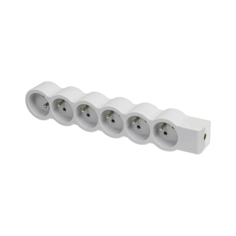 Legrand 6 Socket Type E Extension Lead 16A 3680W Impact Resistance IK04 RoHS 50Hz 049499