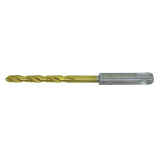 Makita Aluminium Drill Bit 3 mm Diameter SDS Plus Shank Tin High Speed Steel Finish 90mm Overall Length B-57401