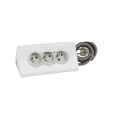Legrand Extension Lead 1.5 m Cable Length 3 Socket Type E 16A Circuit Breaker 050410