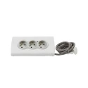 Legrand Extension Lead 1.5 m Cable Length 3 Socket Type E 16A Circuit Breaker 050410