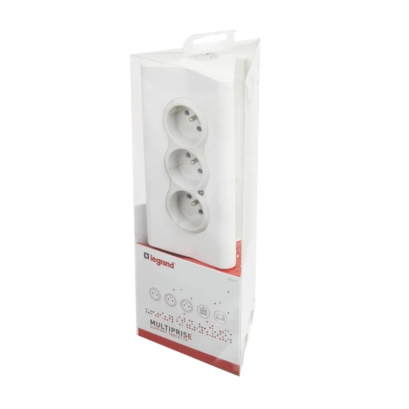 Legrand Extension Lead 1.5 m Cable Length 3 Socket Type E 16A Circuit Breaker 050410