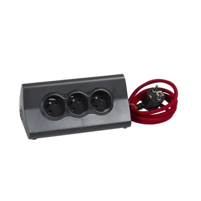 Legrand 1.5 m 3 Socket Type E Extension Lead 050411
