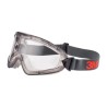3M Safety Goggles with Anti-Mist Coating, Clear Polycarbonate Lens, Grey PVC Frame, Ventilated 2891-SGAF