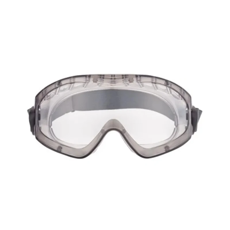 3M Safety Goggles with Anti-Mist Coating, Clear Polycarbonate Lens, Grey PVC Frame, Ventilated 2891-SGAF