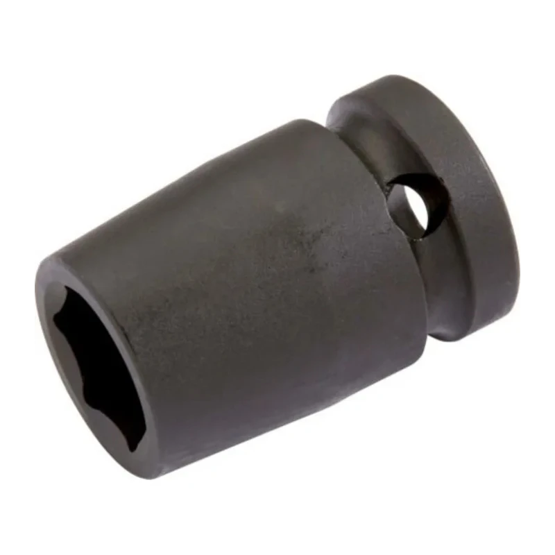 SAM 18 mm 12.7 mm Drive Hex Impact Socket, 38 mm Length NS-18