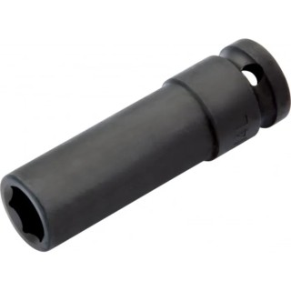 SAM 19 mm 12.7 mm Drive Hexagon Impact Socket, 80mm Length NS-19-L