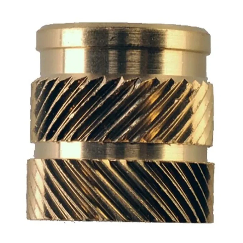 RS PRO Brass Threaded Insert, Flush Head, M6 Size, 8.7 mm Flange Diameter, 8 mm Fixing Hole Diameter, 12.7 mm Depth 204-0619