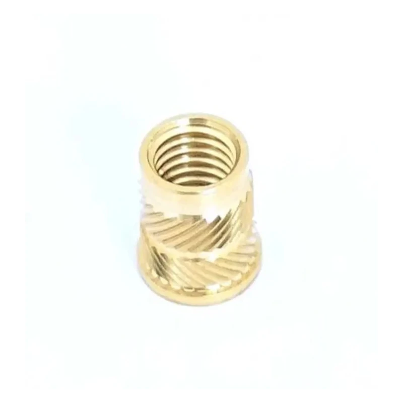 RS PRO Brass Threaded Insert, Flush Head, M6 Size, 8.7 mm Flange Diameter, 8 mm Fixing Hole Diameter, 12.7 mm Depth 204-0619