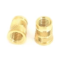 RS Pro Brass Threaded Insert Flanged M4 Size 7.1 mm Flange Diameter 5.6 mm Fixing Hole Diameter 8.2 mm Depth 204-0621