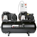 SIP Stationary Air Compressor, 10 bar max pressure, 170 kg, 270 L Tank Capacity, 230V, 2x 3.0 hp Motors, Belt-Driven 5251