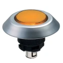Schmersal NMLGB Series Yellow Momentary Push Button Switch, 22.3 mm Cutout, IP67, IP69K 101174520
