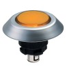 Schmersal NMLGB Series Yellow Momentary Push Button Switch, 22.3 mm Cutout, IP67, IP69K 101174520