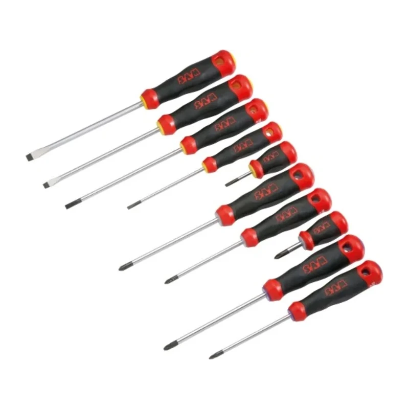 SAM Slotted Standard Screwdriver Set, 5-Piece, France Origin T-EJ5