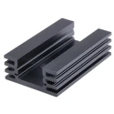 Fischer Elektronik Heatsink for Transistors, 8.5°C/W Thermal Resistance, 14 mm Height, 50 mm Length, 32 mm SK75-50-TO220