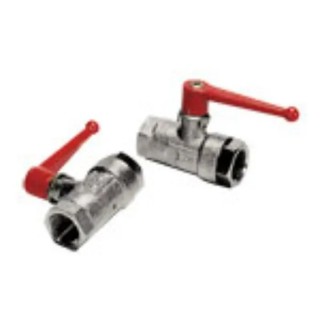 Legris Nickel Plated Brass Threaded Ball Valve 1/4 in Female G Thread 0469 07 13