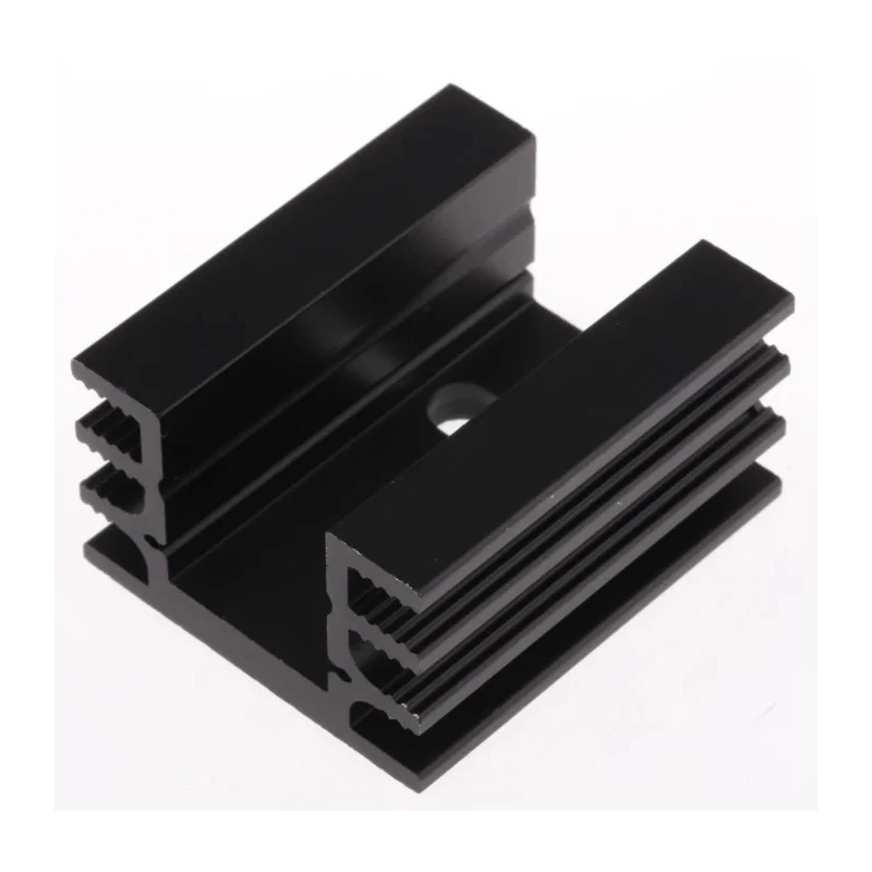 Fischer Elektronik PCB Mounting Aluminium Heatsink Black Anodised 8K/W 20 mm x 37.5 mm x 32 mm SK76-37,5-TO220