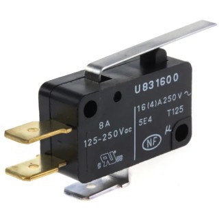 Crouzet Lever Micro Switch Tab Terminal 16A 250V AC SPCO 83160067