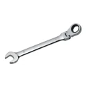 SAM Combination Ratchet Spanner Bright Polished Height Safe 225mm Overall 43/64 in 50-CT17