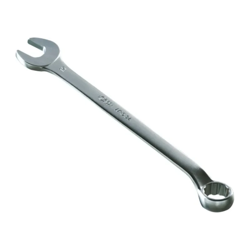 SAM Combination Spanner 46 mm Offset Head, 12-Point Chrome Vanadium Steel, Satin Chrome Finish, 520mm 53-46-L