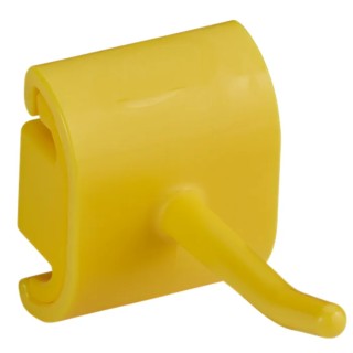 Vikan Mop Holder, Yellow, Polypropylene, Hygienic Wall Bracket 10126