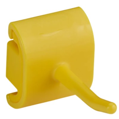 Vikan Mop Holder, Yellow, Polypropylene, Hygienic Wall Bracket 10126