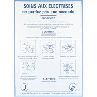 Brady Electrical Safety Safety Poster Polypropylene French 350 mm x 500 mm STF 428-350X500-B7527