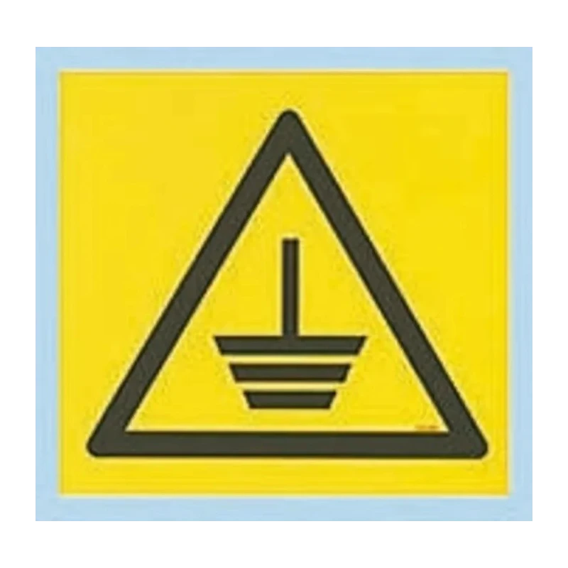 Brady Hazard Warning Sign Electrical Ground Label Self-Adhesive 200mm x 173mm 221-3400