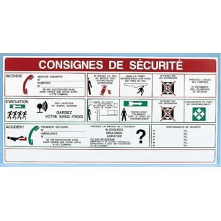 Brady Safety Instructions Safety Poster Polypropylene 400mm x 200mm STF 588-400X200-B7527