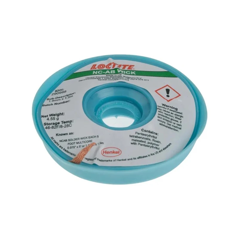 Multicore No Clean De-Soldering Braid 1.5m Length, 1.9mm Width 290998
