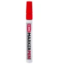 CRC 3 mm Tip Red Paint Marker Pen Permanent Ink Ball Tip 4.5mm Line Width 20388