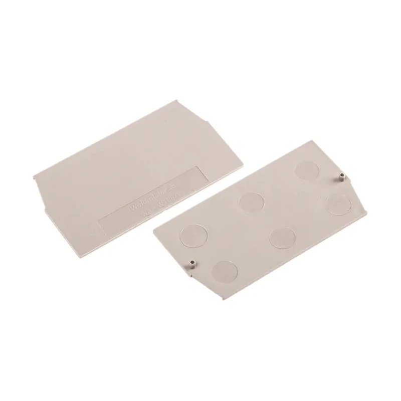 Weidmüller WAP Series End Plate for Use with Terminal Block 1068300000, Dark Beige, Wemid Material