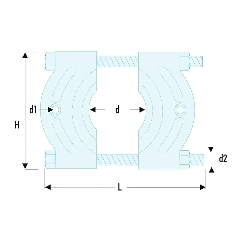 Facom Hand Bearing Puller 15 to 150 mm, 1-Piece U.53T3