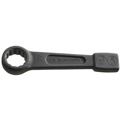 Facom Alloy Steel Slogging Ring Spanner 48 mm Size, 255mm Overall Length 51B.48