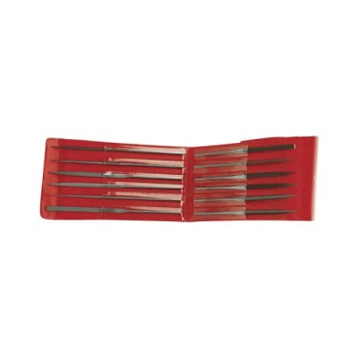 Facom 140 mm Needle File Set, 12 Pieces, Handle Not Included AS.12LTP140T0A