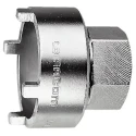 Facom 1/2 in Drive 32 mm 6 Point Square Chrome Vanadium Steel Socket 52mm Overall Length D.138
