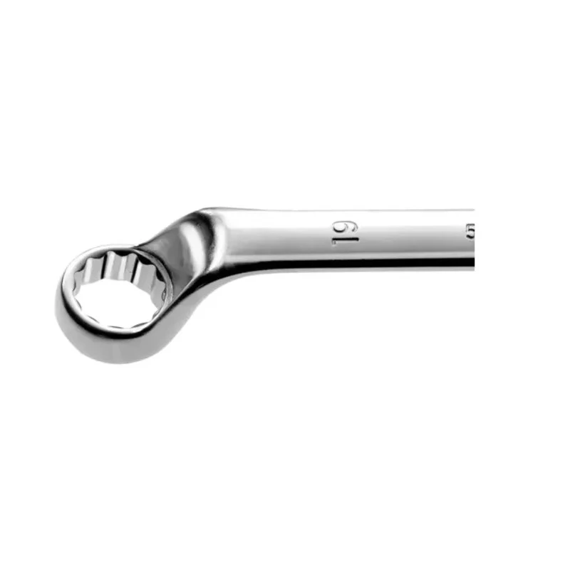 Facom Metric Offset Ring Spanner 8 x 10 mm, Chrome Finish, 182 mm Overall Length 55A.8X10