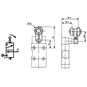 Crouzet Pneumatic Manual Control Valve Knob 79 Series 4 mm III B 8 bar 200NL/min Aluminium 79452104