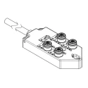 Brad from Molex 120119 Series Sensor Box, 1 Port, 5 m Cable Length 1202510046