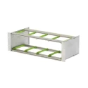 Bopla Aluminium Sub Rack 3U, 84 HP Horizontal Pitch, 218 mm Depth 53223850.HMT1 BGT 22380.PI -BN