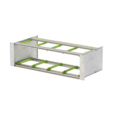 Bopla Aluminium Sub Rack 3U, 84 HP Horizontal Pitch, 218 mm Depth 53223850.HMT1 BGT 22380.PI -BN