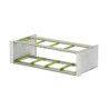 Bopla Aluminium Sub Rack 3U, 84 HP Horizontal Pitch, 218 mm Depth 53223850.HMT1 BGT 22380.PI -BN