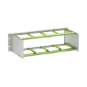 Bopla Aluminium Sub Rack 3U, 84 HP Horizontal Pitch, 218 mm Depth 53223850.HMT1 BGT 22380.PI -BN