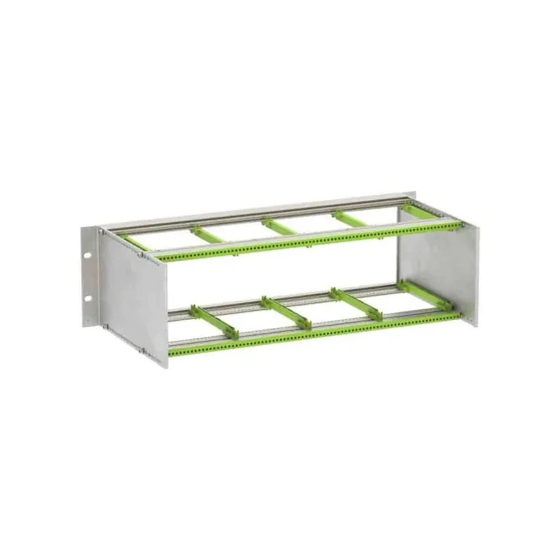 Bopla Aluminium Sub Rack 3U, 84 HP Horizontal Pitch, 218 mm Depth 53223850.HMT1 BGT 22380.PI -BN